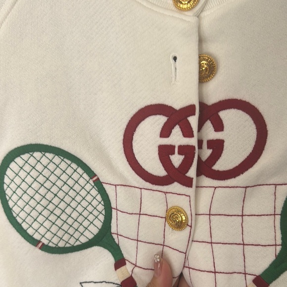 Like new GUCCI
REVERSIBLE TENNIS JACKET CARDIGAN - Picture 4 of 8